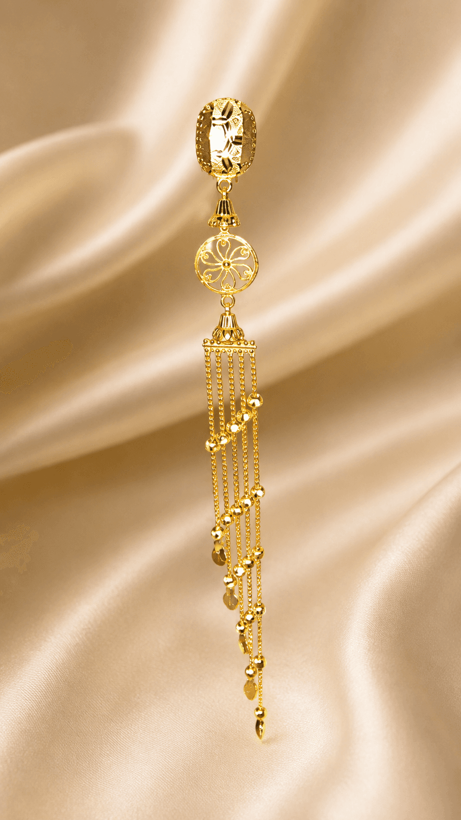 Filigree Cascade Earring